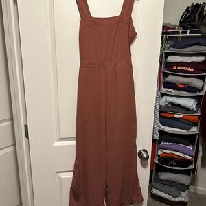 Women's Jumpsuit in Rust